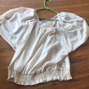 creams blouse never worn